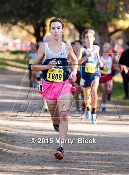 Thumbnail 2 in CIF State Cross Country Championships (D3 Boys Race) photogallery.