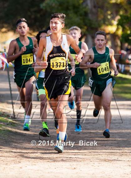 Thumbnail 3 in CIF State Cross Country Championships (D3 Boys Race) photogallery.