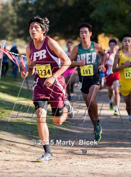 Thumbnail 1 in CIF State Cross Country Championships (D3 Boys Race) photogallery.