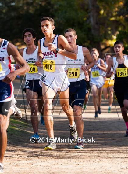 Thumbnail 2 in CIF State Cross Country Championships (D3 Boys Race) photogallery.