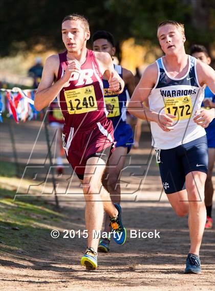 Thumbnail 2 in CIF State Cross Country Championships (D3 Boys Race) photogallery.