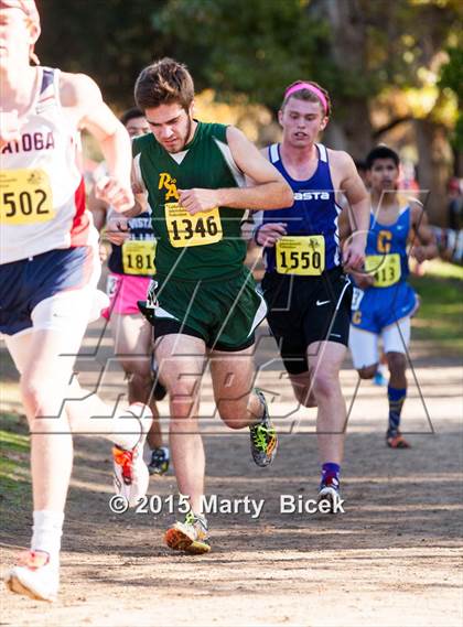 Thumbnail 1 in CIF State Cross Country Championships (D3 Boys Race) photogallery.