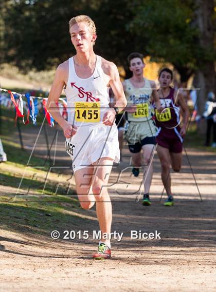 Thumbnail 2 in CIF State Cross Country Championships (D3 Boys Race) photogallery.