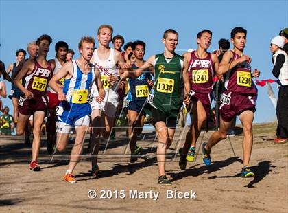 Thumbnail 2 in CIF State Cross Country Championships (D3 Boys Race) photogallery.