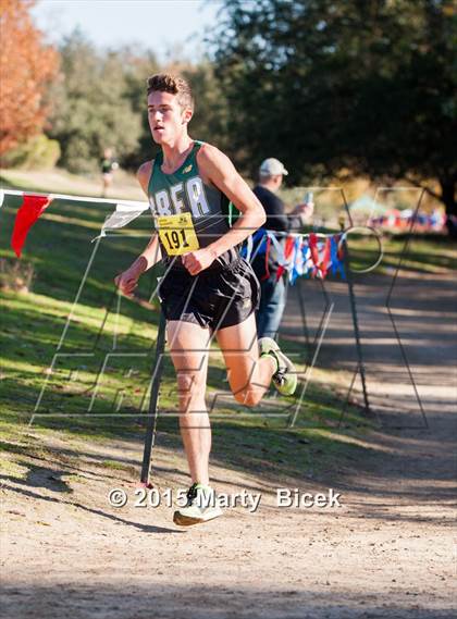 Thumbnail 2 in CIF State Cross Country Championships (D3 Boys Race) photogallery.