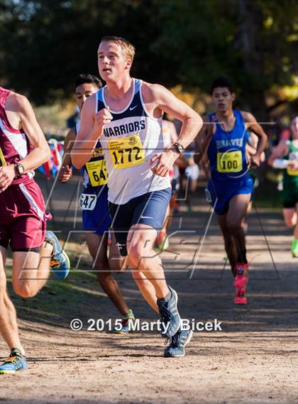 Thumbnail 3 in CIF State Cross Country Championships (D3 Boys Race) photogallery.
