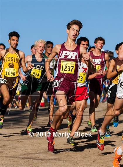 Thumbnail 1 in CIF State Cross Country Championships (D3 Boys Race) photogallery.