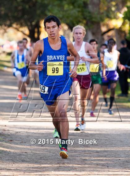 Thumbnail 1 in CIF State Cross Country Championships (D3 Boys Race) photogallery.