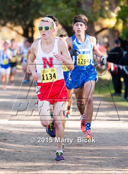 Thumbnail 3 in CIF State Cross Country Championships (D3 Boys Race) photogallery.