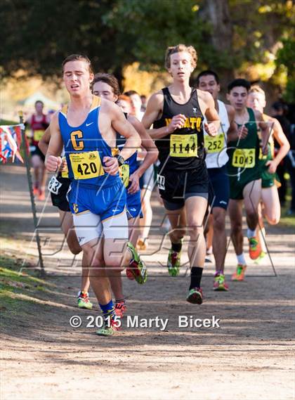 Thumbnail 3 in CIF State Cross Country Championships (D3 Boys Race) photogallery.