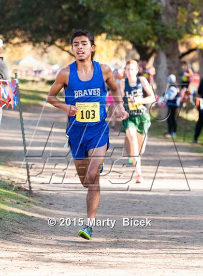 Thumbnail 2 in CIF State Cross Country Championships (D3 Boys Race) photogallery.