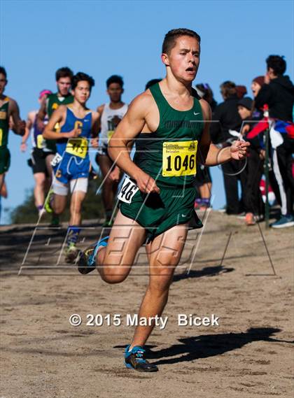 Thumbnail 2 in CIF State Cross Country Championships (D3 Boys Race) photogallery.