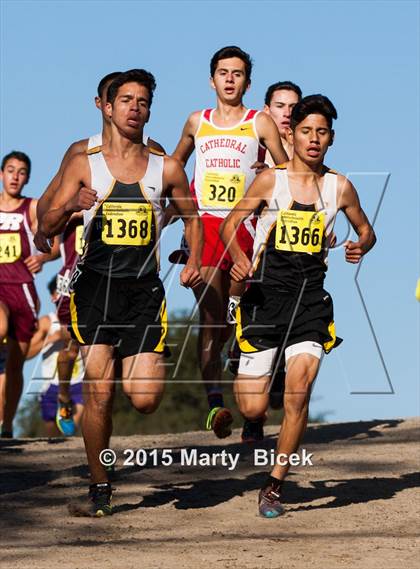 Thumbnail 2 in CIF State Cross Country Championships (D3 Boys Race) photogallery.