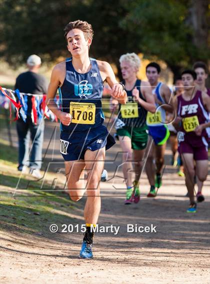 Thumbnail 1 in CIF State Cross Country Championships (D3 Boys Race) photogallery.