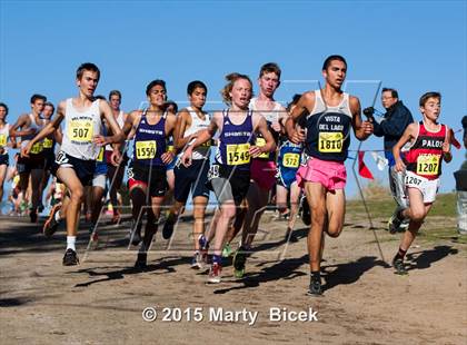 Thumbnail 2 in CIF State Cross Country Championships (D3 Boys Race) photogallery.