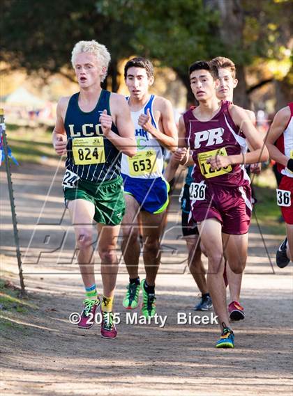 Thumbnail 2 in CIF State Cross Country Championships (D3 Boys Race) photogallery.