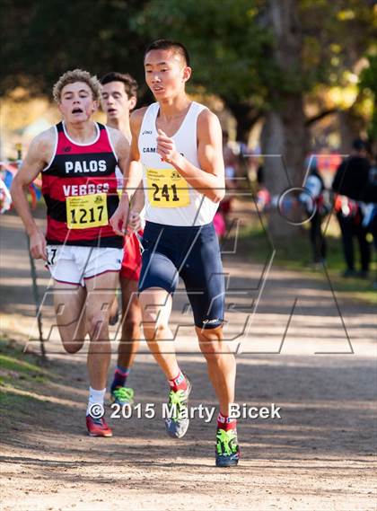Thumbnail 3 in CIF State Cross Country Championships (D3 Boys Race) photogallery.
