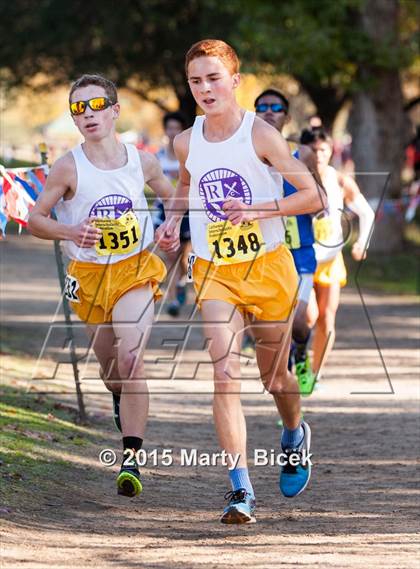Thumbnail 2 in CIF State Cross Country Championships (D3 Boys Race) photogallery.