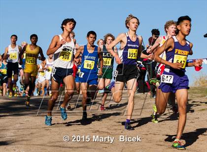 Thumbnail 2 in CIF State Cross Country Championships (D3 Boys Race) photogallery.