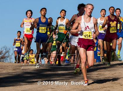 Thumbnail 1 in CIF State Cross Country Championships (D3 Boys Race) photogallery.