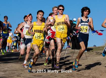 Thumbnail 3 in CIF State Cross Country Championships (D3 Boys Race) photogallery.