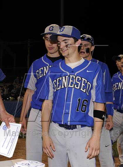 Thumbnail 3 in Geneseo vs. Red Jacket (NYSPHSAA Section 5 Class C Final) photogallery.