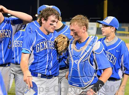 Thumbnail 3 in Geneseo vs. Red Jacket (NYSPHSAA Section 5 Class C Final) photogallery.