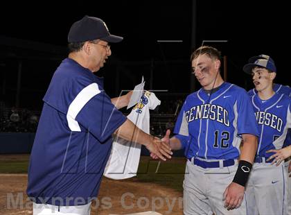 Thumbnail 2 in Geneseo vs. Red Jacket (NYSPHSAA Section 5 Class C Final) photogallery.