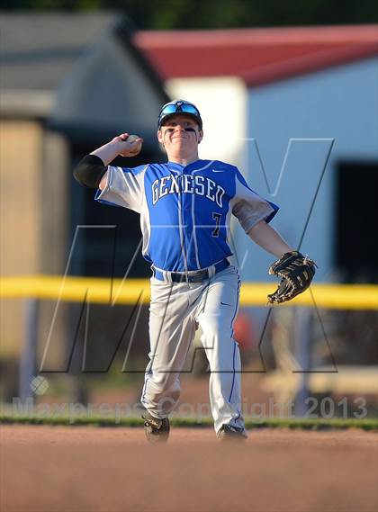 Thumbnail 1 in Geneseo vs. Red Jacket (NYSPHSAA Section 5 Class C Final) photogallery.