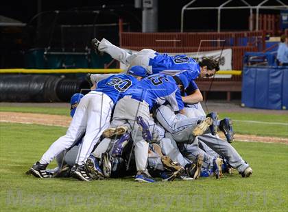 Thumbnail 2 in Geneseo vs. Red Jacket (NYSPHSAA Section 5 Class C Final) photogallery.