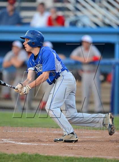 Thumbnail 3 in Geneseo vs. Red Jacket (NYSPHSAA Section 5 Class C Final) photogallery.