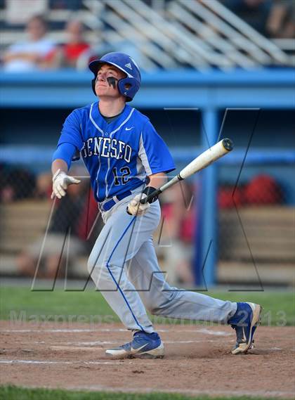 Thumbnail 2 in Geneseo vs. Red Jacket (NYSPHSAA Section 5 Class C Final) photogallery.