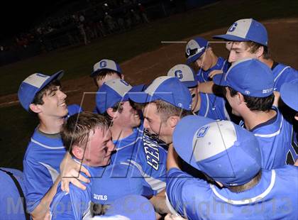 Thumbnail 2 in Geneseo vs. Red Jacket (NYSPHSAA Section 5 Class C Final) photogallery.