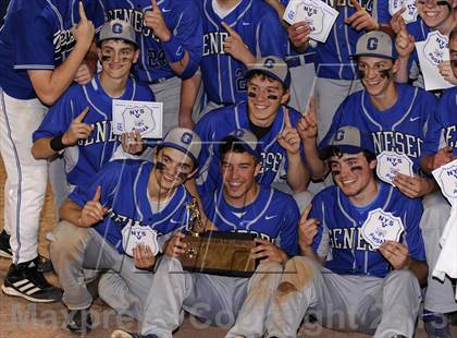 Thumbnail 1 in Geneseo vs. Red Jacket (NYSPHSAA Section 5 Class C Final) photogallery.