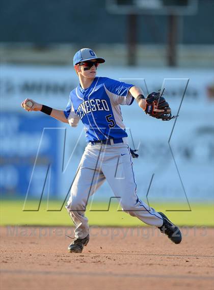Thumbnail 2 in Geneseo vs. Red Jacket (NYSPHSAA Section 5 Class C Final) photogallery.
