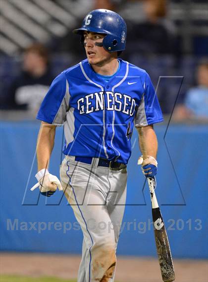 Thumbnail 1 in Geneseo vs. Red Jacket (NYSPHSAA Section 5 Class C Final) photogallery.