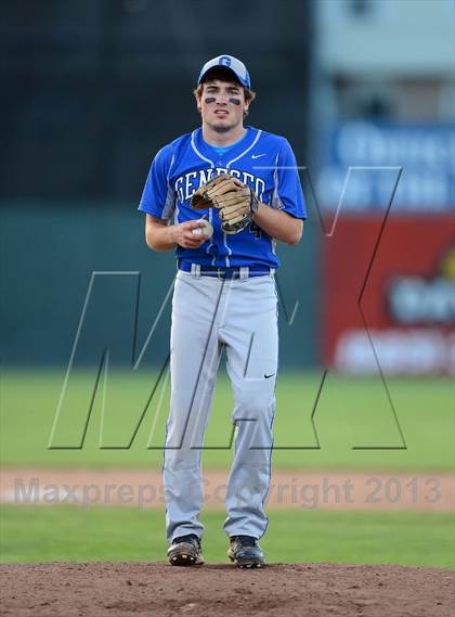 Thumbnail 3 in Geneseo vs. Red Jacket (NYSPHSAA Section 5 Class C Final) photogallery.