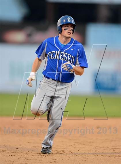 Thumbnail 2 in Geneseo vs. Red Jacket (NYSPHSAA Section 5 Class C Final) photogallery.