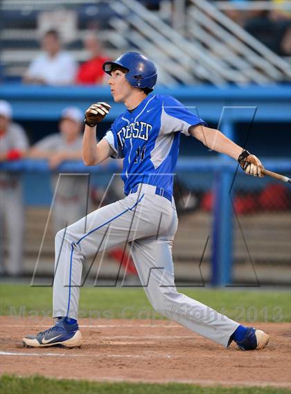 Thumbnail 3 in Geneseo vs. Red Jacket (NYSPHSAA Section 5 Class C Final) photogallery.
