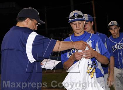Thumbnail 2 in Geneseo vs. Red Jacket (NYSPHSAA Section 5 Class C Final) photogallery.
