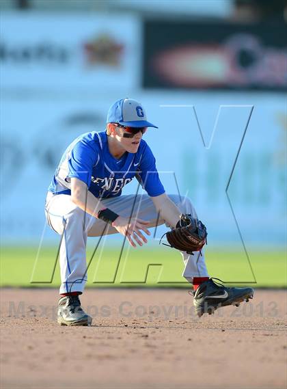 Thumbnail 2 in Geneseo vs. Red Jacket (NYSPHSAA Section 5 Class C Final) photogallery.