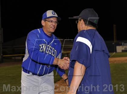 Thumbnail 2 in Geneseo vs. Red Jacket (NYSPHSAA Section 5 Class C Final) photogallery.