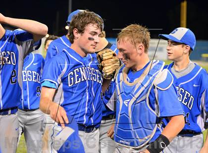 Thumbnail 1 in Geneseo vs. Red Jacket (NYSPHSAA Section 5 Class C Final) photogallery.