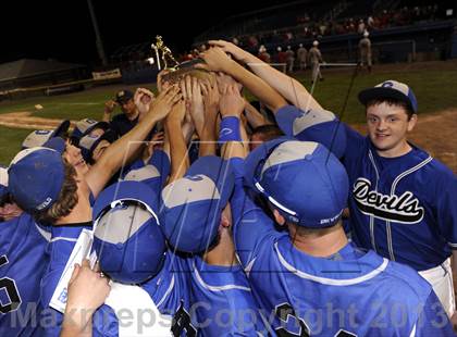Thumbnail 1 in Geneseo vs. Red Jacket (NYSPHSAA Section 5 Class C Final) photogallery.