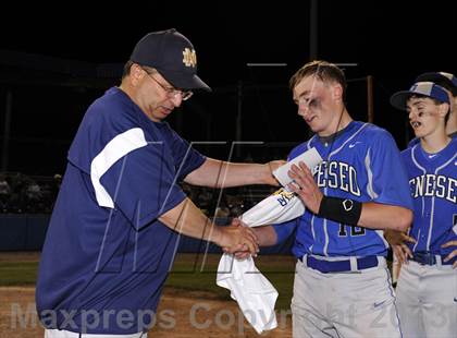 Thumbnail 3 in Geneseo vs. Red Jacket (NYSPHSAA Section 5 Class C Final) photogallery.