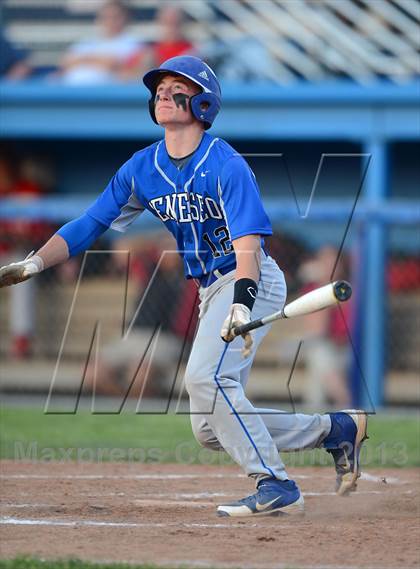 Thumbnail 3 in Geneseo vs. Red Jacket (NYSPHSAA Section 5 Class C Final) photogallery.