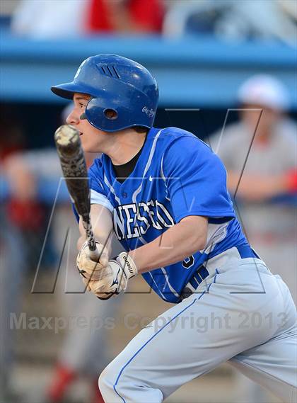 Thumbnail 2 in Geneseo vs. Red Jacket (NYSPHSAA Section 5 Class C Final) photogallery.