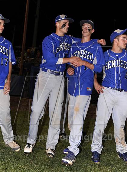 Thumbnail 3 in Geneseo vs. Red Jacket (NYSPHSAA Section 5 Class C Final) photogallery.