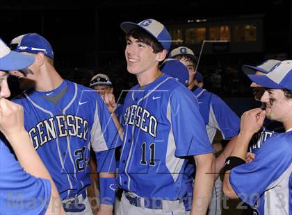 Thumbnail 3 in Geneseo vs. Red Jacket (NYSPHSAA Section 5 Class C Final) photogallery.