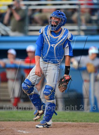 Thumbnail 3 in Geneseo vs. Red Jacket (NYSPHSAA Section 5 Class C Final) photogallery.